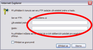 Přihlášení - Microsoft Internet Explorer
